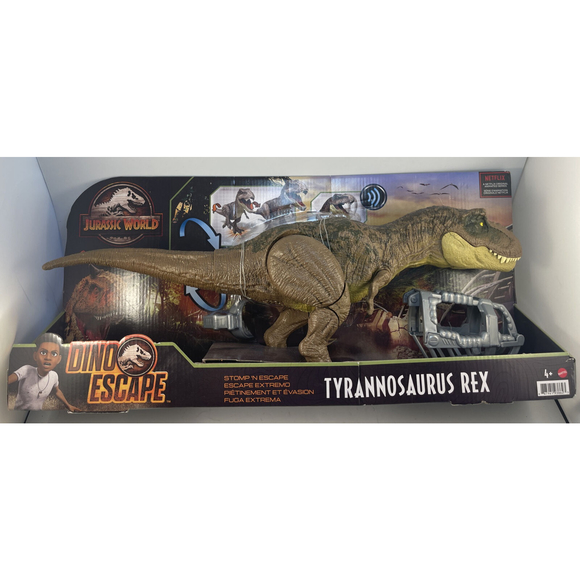 Jurassic World Tyrannosaurus T-Rex Dino Escape Stomp N' Escape Action Figure Toy